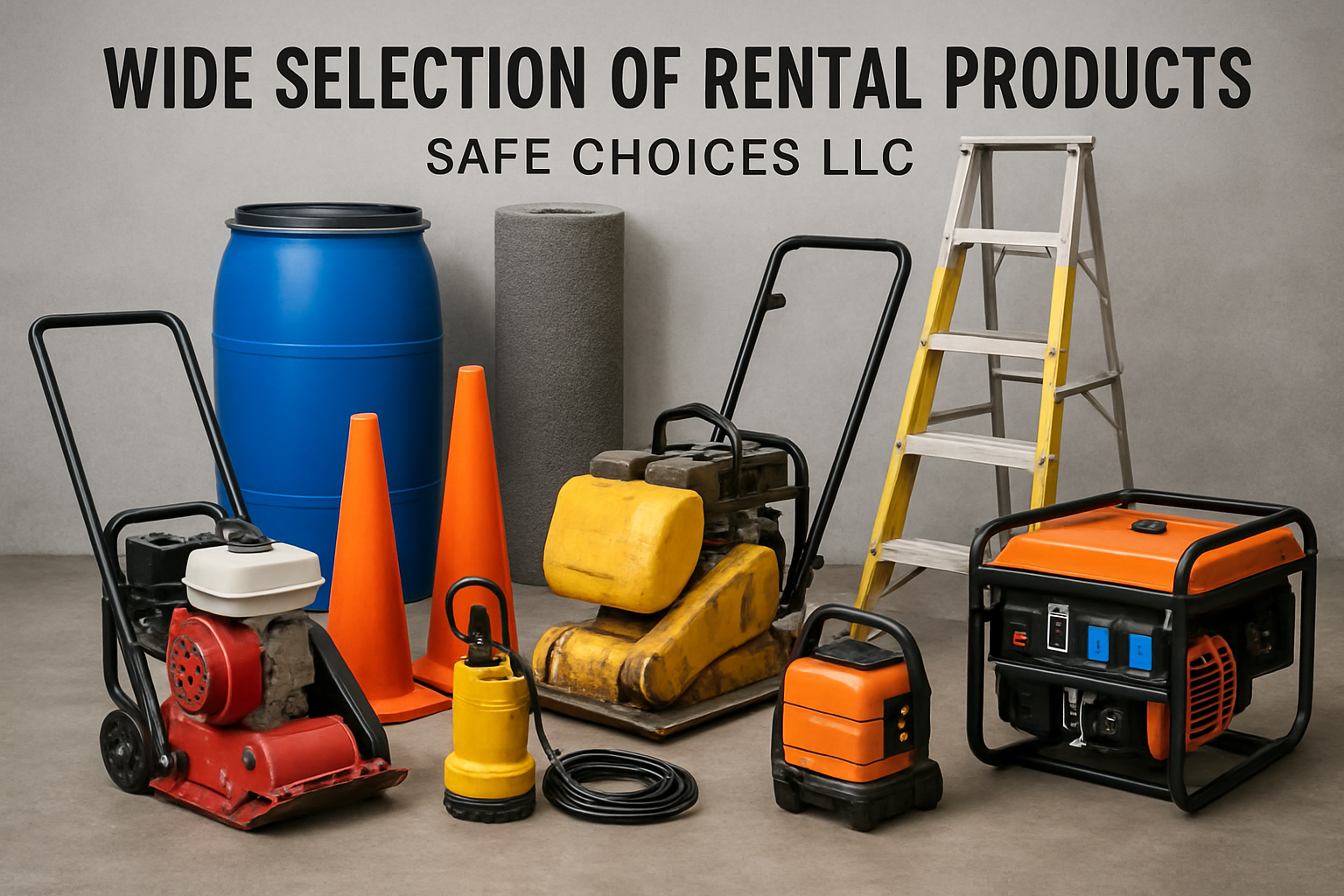 Wide selection of rental products at Safe Choices LLC